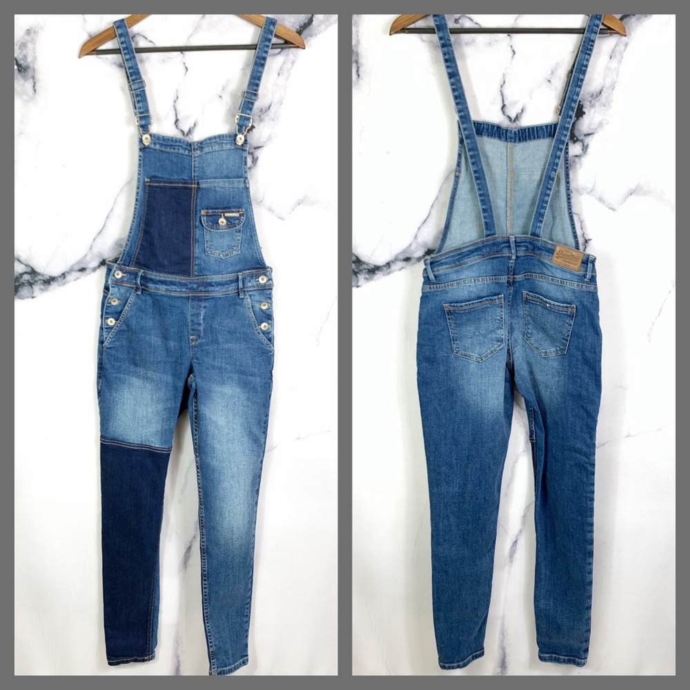 Superdry Denim Dungarees Overall Stretch